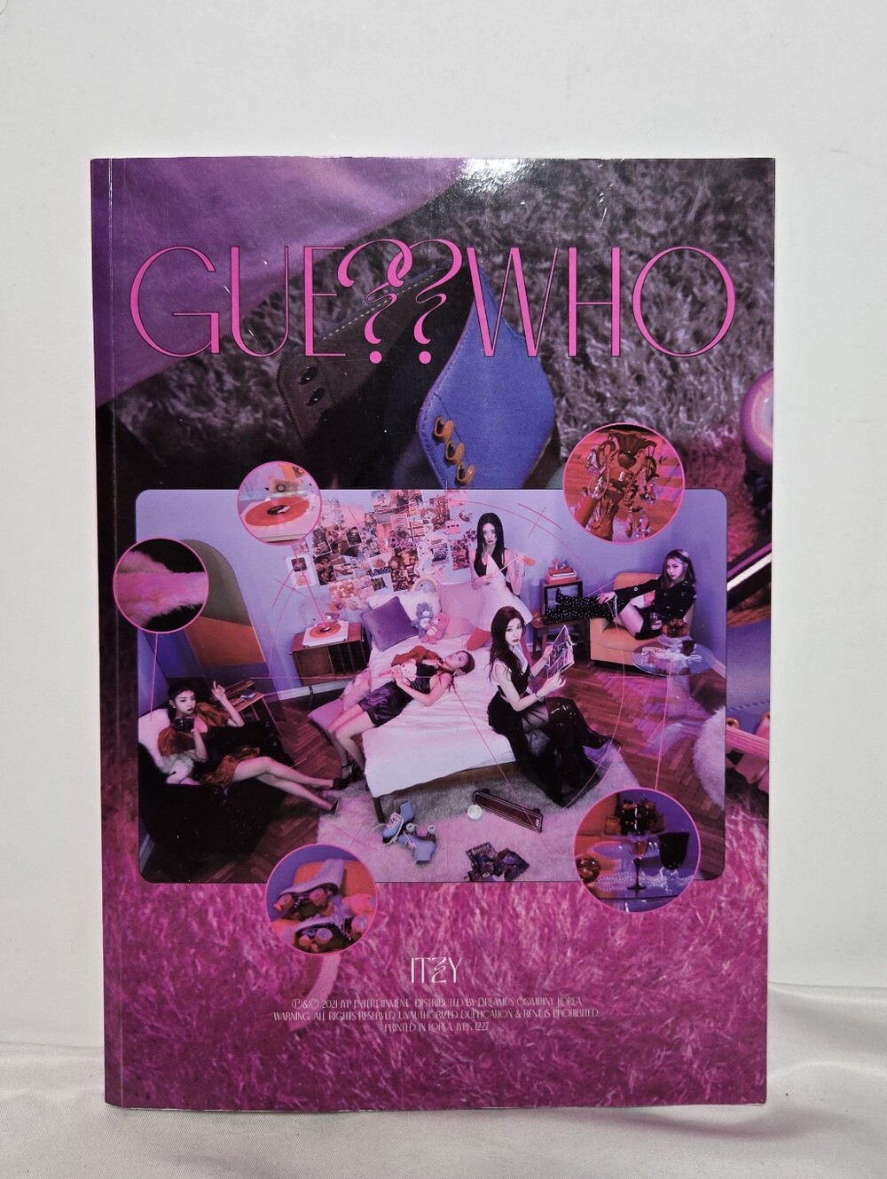 ITZY Guess Who Day Version photo book with CD and newspaper
